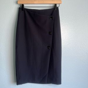 Express navy pencil skirt size xxs
